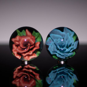 Torchworked Glass<br>1.5” Each<br>2024