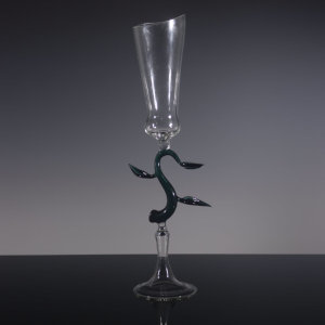 Torchworked Glass<br>4 x 4 x 11”<br>2024