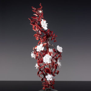 Torchworked Glass</br>7 x 8 x 16”</br>2025