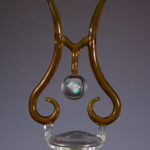 Torchworked Glass</br>3.5 x 3.5 x 14”</br>2025