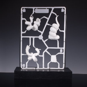 Furnace Blown & Torchworked Glass, Enamel</br>26 x 16 x 18&rdquo;</br>2025</br>These were technically made in December 2025, but might have been completely finished in the first week of 2026